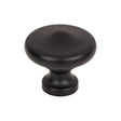 Peak Knob ( Zinc Alloy | Flat Black - Dakota Collection ) | Manufactured Globally