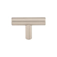 Hopewell T-Handle ( Steel | Brushed Satin Nickel - Bar Pulls Collection ) | Manufactured Globally