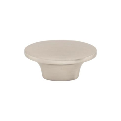 Oval Knob ( Zinc Alloy | Brushed Satin Nickel - Dakota Collection ) | Manufactured Globally