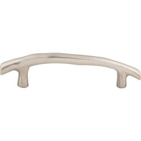 Aspen II Twig Pull ( Cast Bronze | Brushed Satin Nickel - Aspen II Collection ) | Manufactured Globally