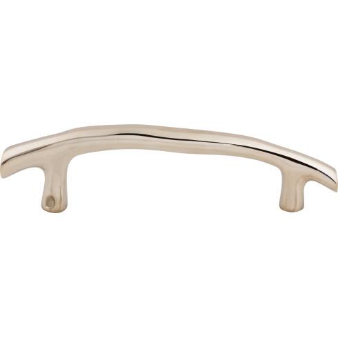 Aspen II Twig Pull ( Cast Bronze | Polished Nickel - Aspen II Collection ) | Manufactured Globally