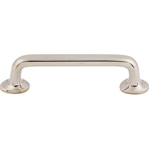 Aspen II Rounded Pull ( Cast Bronze | Polished Nickel - Aspen II Collection ) | Manufactured Globally