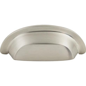 Aspen II Cup Pull ( Cast Bronze | Brushed Satin Nickel - Aspen II Collection ) | Manufactured Globally