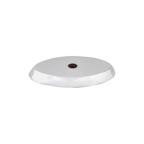 Aspen II Oval Backplate ( Cast Bronze | Polished Chrome - Aspen II Collection ) | Manufactured Globally