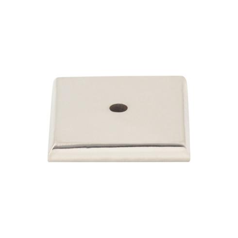 Aspen II Square  Backplate ( Cast Bronze | Polished Nickel - Aspen II Collection ) | Manufactured Globally