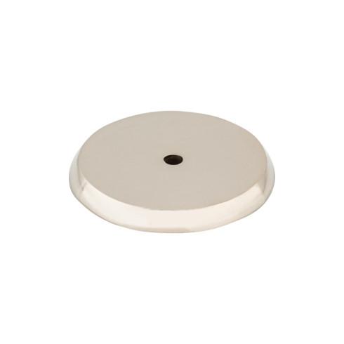 Aspen II Round Backplate ( Cast Bronze | Polished Nickel - Aspen II Collection ) | Manufactured Globally