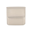 Aspen II Flat Sided Knob ( Cast Bronze | Brushed Satin Nickel - Aspen II Collection ) | Manufactured Globally