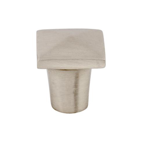 Aspen II Square Knob ( Cast Bronze | Brushed Satin Nickel - Aspen II Collection ) | Manufactured Globally