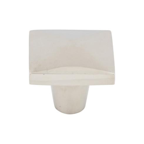 Aspen II Square Knob ( Cast Bronze | Polished Nickel - Aspen II Collection ) | Manufactured Globally