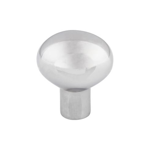 Aspen II Small Egg Knob ( Cast Bronze | Polished Chrome - Aspen II Collection ) | Manufactured Globally