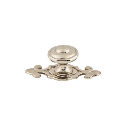 Canterbury Knob ( Zinc Alloy | Polished Nickel - Britannia Collection ) | Manufactured Globally