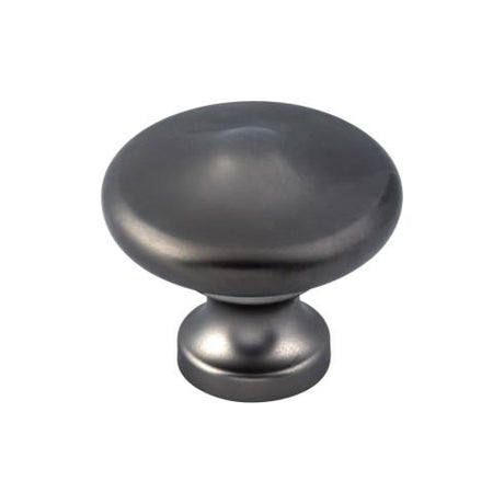 Peak Knob ( Zinc Alloy | Ash Gray - Dakota Collection ) | Manufactured Globally