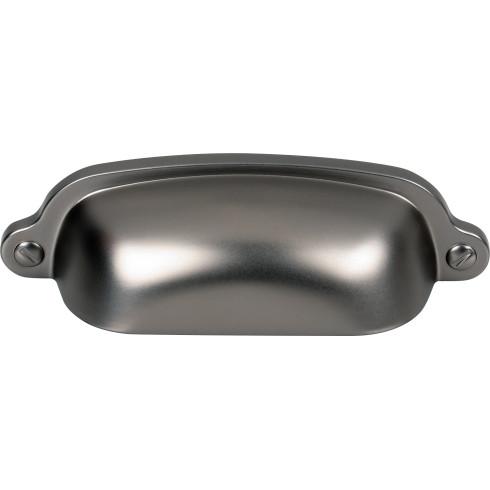 Charlotte Cup Pull ( Zinc Alloy | Ash Gray - Dakota Collection ) | Manufactured Globally