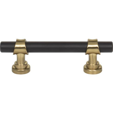 Bit Pull ( Zinc Alloy | Flat Black and Honey Bronze - Dakota Collection ) | Manufactured Globally