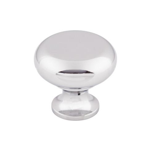 Flat Faced Knob ( Zinc Alloy | Polished Chrome - Somerset II Collection ) | Manufactured Globally