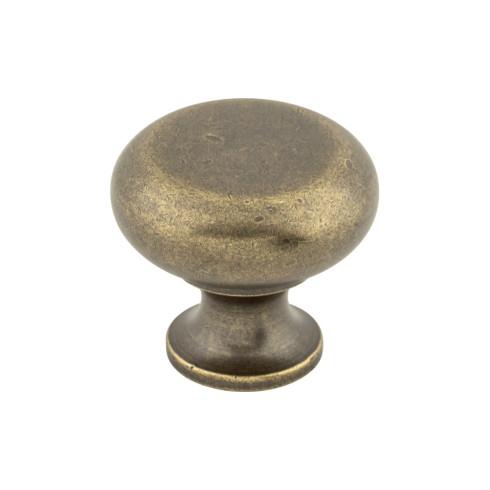 Flat Faced Knob ( Zinc Alloy | German Bronze - Somerset II Collection ) | Manufactured Globally