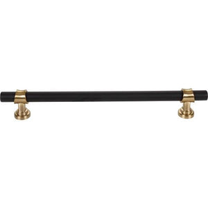 Bit Appliance Pull ( Zinc Alloy | Flat Black and Honey Bronze - Dakota Collection ) | Manufactured Globally
