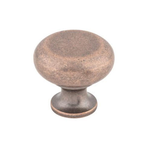 Flat Faced Knob ( Zinc Alloy | Antique Copper - Somerset II Collection ) | Manufactured Globally