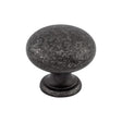 Mushroom Knob ( Zinc Alloy | Black Iron - Somerset II Collection ) | Manufactured Globally