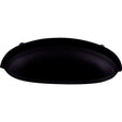 Somerset Cup Pull ( Zinc Alloy | Flat Black - Somerset Collection ) | Manufactured Globally