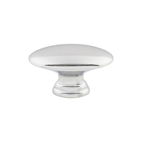 Oval Knob ( Zinc Alloy | Polished Chrome - Dakota Collection ) | Manufactured Globally