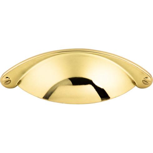 Arendal Cup Pull ( Zinc Alloy | Polished Brass - Somerset Collection ) | Manufactured Globally