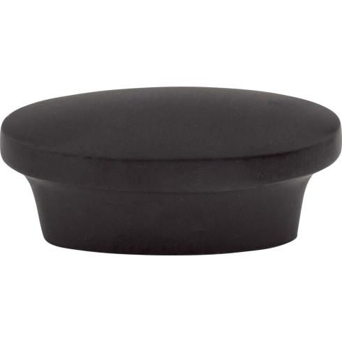 Oval Pull ( Zinc Alloy | Flat Black - Nouveau II Collection ) | Manufactured Globally