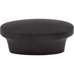 Oval Pull ( Zinc Alloy | Flat Black - Nouveau II Collection ) | Manufactured Globally