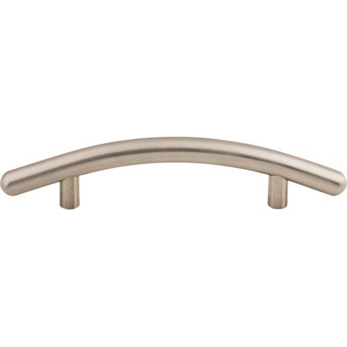 Curved Bar Pull ( Steel | Brushed Satin Nickel - Nouveau Collection ) | Manufactured Globally