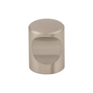 Indent Knob ( Zinc Alloy | Brushed Satin Nickel - Nouveau II Collection ) | Manufactured Globally