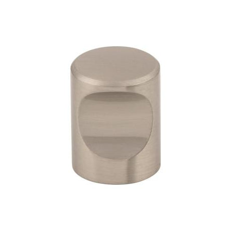 Indent Knob ( Zinc Alloy | Brushed Satin Nickel - Nouveau II Collection ) | Manufactured Globally