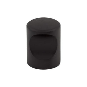Indent Knob ( Zinc Alloy | Flat Black - Nouveau II Collection ) | Manufactured Globally