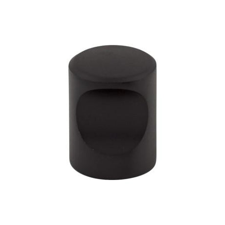 Indent Knob ( Zinc Alloy | Flat Black - Nouveau II Collection ) | Manufactured Globally