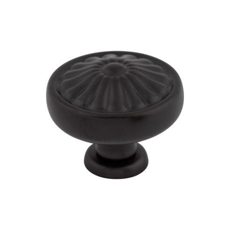 Flower Knob ( Zinc Alloy | Patina Black - Normandy Collection ) | Manufactured Globally