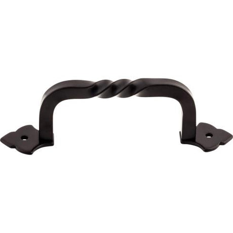 Fixed Norman Crest Pull ( Steel | Patina Black - Normandy Collection ) | Manufactured Globally