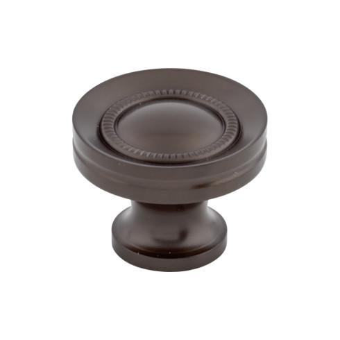 Button Faced Knob ( Zinc Alloy | Oil Rubbed Bronze - Oil Rubbed Collection ) | Manufactured Globally