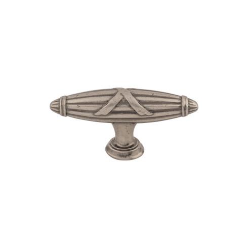 Ribbon & Reed T-Pull ( Zinc Alloy | Pewter Antique - Edwardian Collection ) | Manufactured Globally