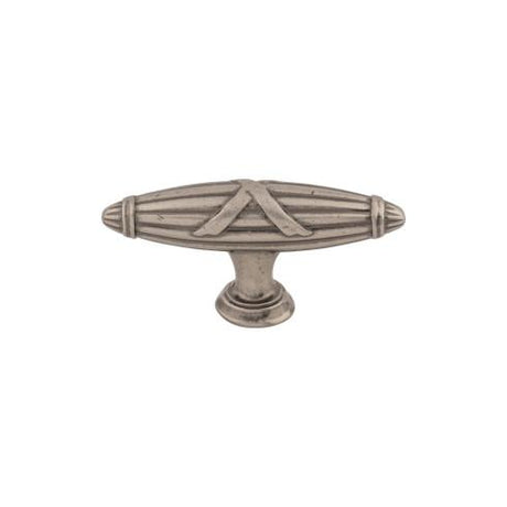 Ribbon & Reed T-Pull ( Zinc Alloy | Pewter Antique - Edwardian Collection ) | Manufactured Globally