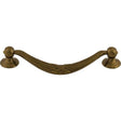 Ribbon & Reed Drop Pull ( Zinc Alloy | German Bronze - Edwardian Collection ) | Manufactured Globally