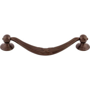 Ribbon & Reed Drop Pull ( Zinc Alloy | Oil Rubbed Bronze - Edwardian Collection ) | Manufactured Globally
