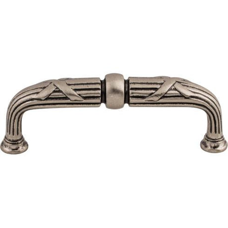 Ribbon & Reed D-Pull ( Zinc Alloy | Pewter Antique - Edwardian Collection ) | Manufactured Globally