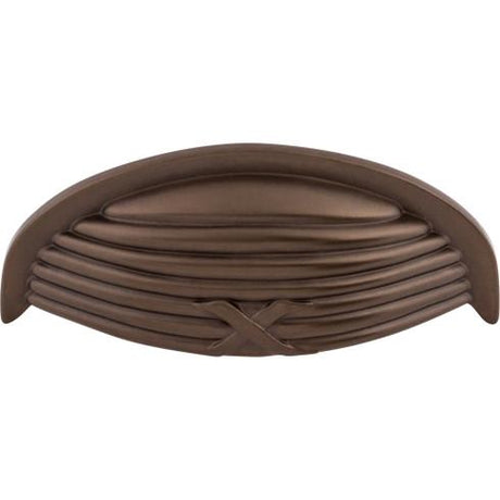 Ribbon & Reed Cup Pull ( Zinc Alloy | Oil Rubbed Bronze - Edwardian Collection ) | Manufactured Globally