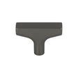 Riverside T-Knob ( Zinc Alloy | Ash Gray - Grace Collection ) | Manufactured Globally