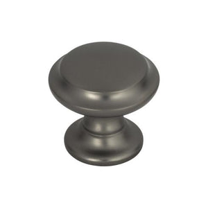 Barrow Knob ( Zinc Alloy | Ash Gray - Grace Collection ) | Manufactured Globally