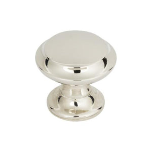 Barrow Knob ( Zinc Alloy | Polished Nickel - Grace Collection ) | Manufactured Globally