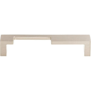 Modern Metro Notch Pull A ( Zinc Alloy | Brushed Satin Nickel - Sanctuary II Collection ) | Manufactured Globally