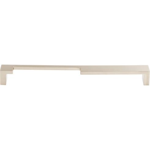 Modern Metro Notch Pull A ( Zinc Alloy | Brushed Satin Nickel - Sanctuary II Collection ) | Manufactured Globally