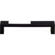 Modern Metro Notch Pull B ( Zinc Alloy | Flat Black - Sanctuary II Collection ) | Manufactured Globally