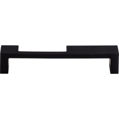 Modern Metro Notch Pull B ( Zinc Alloy | Flat Black - Sanctuary II Collection ) | Manufactured Globally