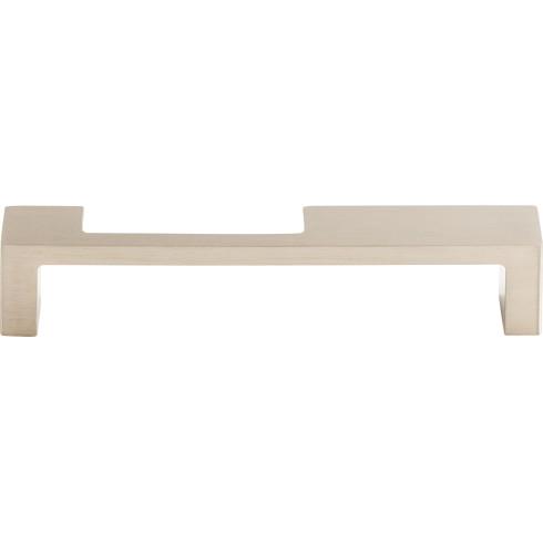 Modern Metro Notch Pull B ( Zinc Alloy | Brushed Satin Nickel - Sanctuary II Collection ) | Manufactured Globally